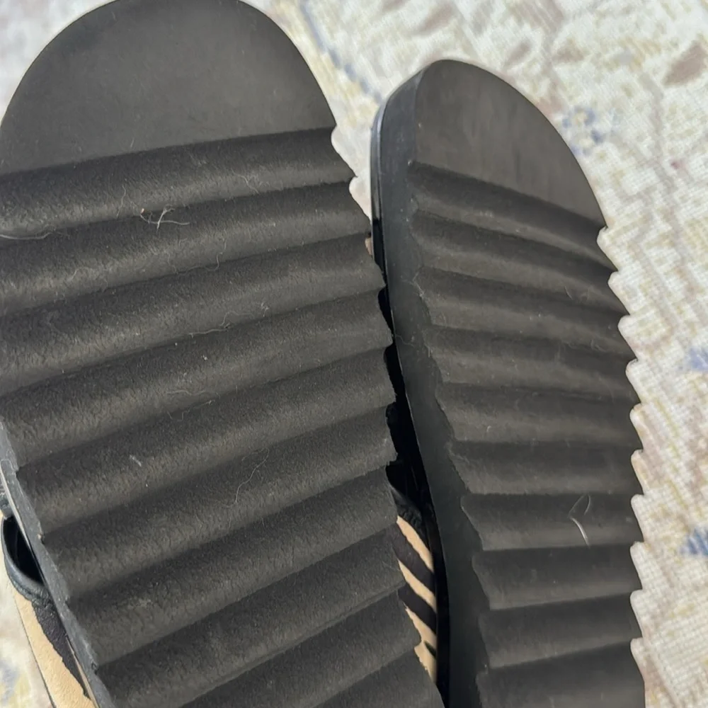 Anthropologie Billi Bi Zebra Print Sandals Size 38